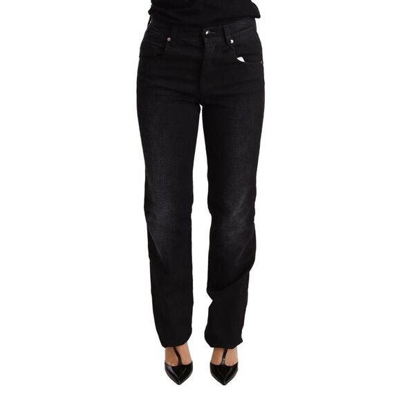 Ermanno Scervino StraightLeg Jeans Women Black Jeans & Pants - Picture 1 of 3